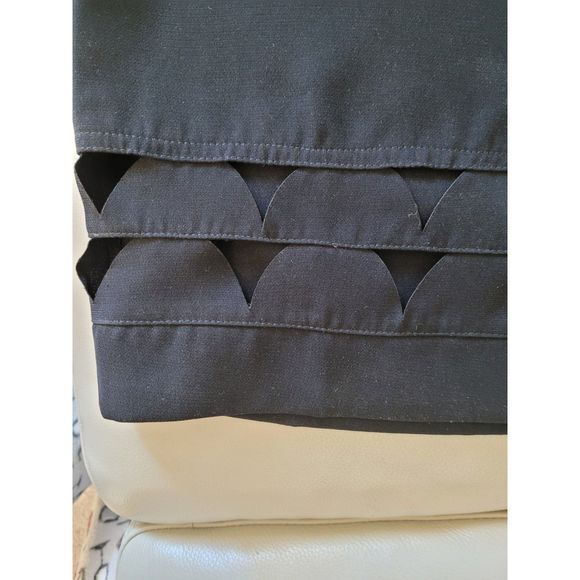 Pencil Skirt | Mini Skirt | Scallop Cut Detail | Size M | Womens - Picture 6 of 8